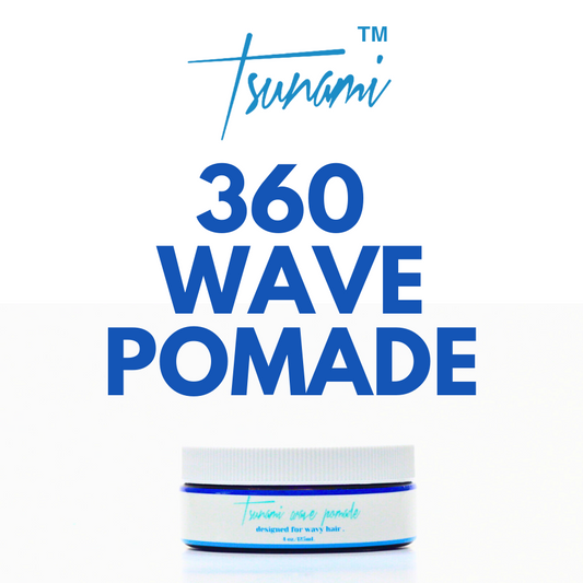 Tsunami 360 Wave Pomade for men | Strong Hold & Wave Definition for Curly & Wavy Hair