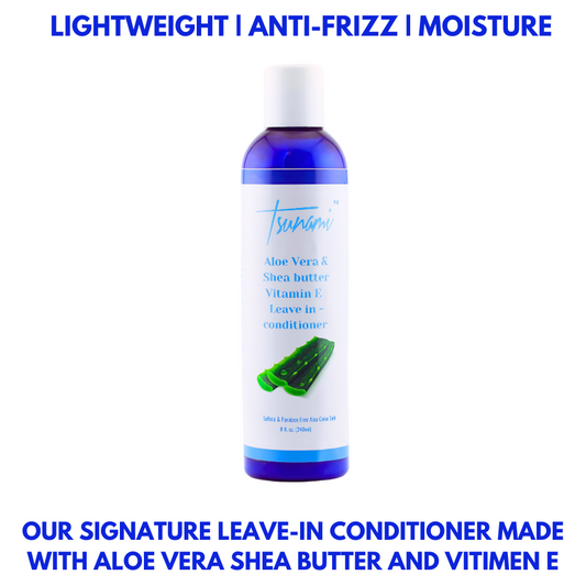 Tsunami Leave-In Conditioner for Curly Hair  | Deep Moisture, Slip & Shine | Anti-Frizz + Humidity Protection