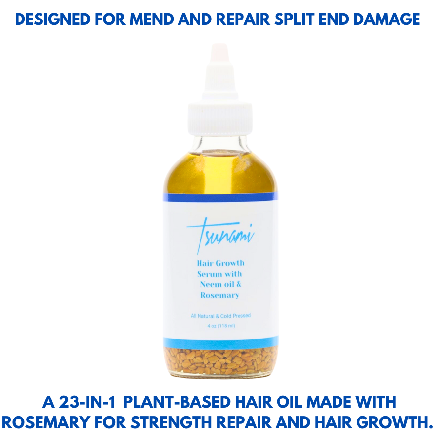 Tsunami 23-in 1 Hair Growth Serum w/ Neem Oil Rosemary & Fenugreek