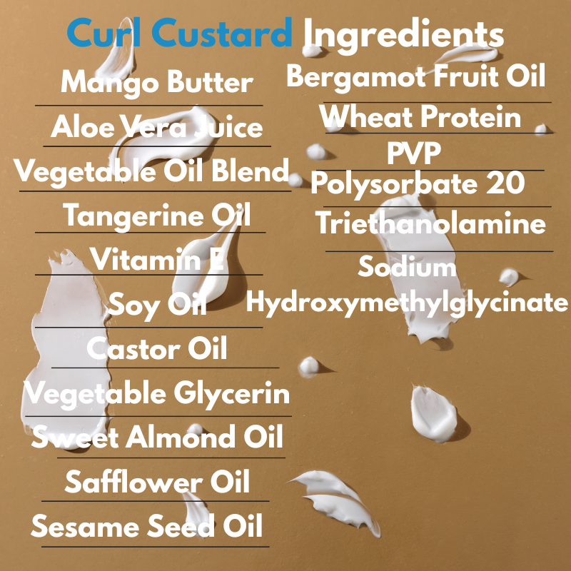 Tsunami High Definition Curl Custard for Coily Hair | Define, Shape & Nourish Curls