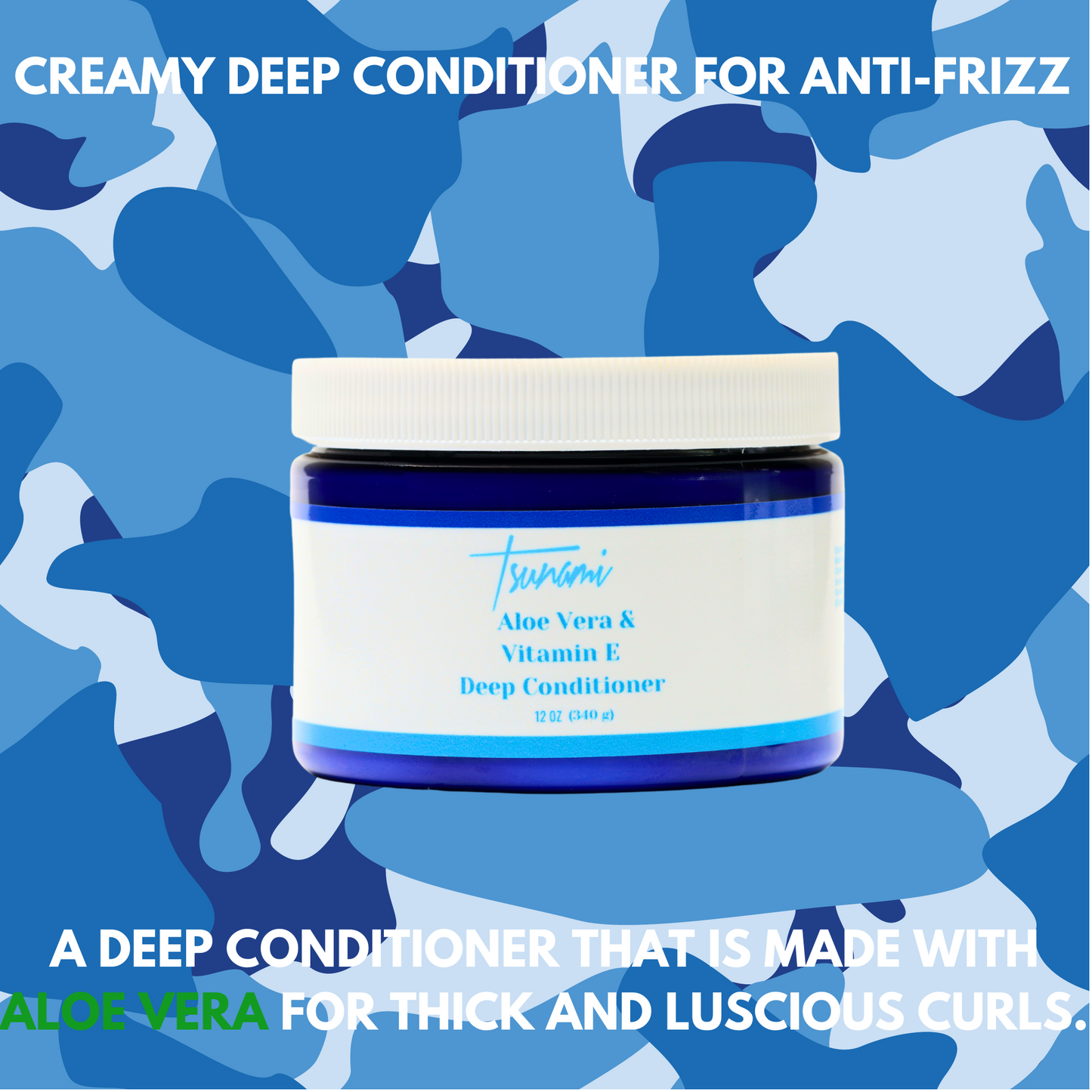 Tsunami deep conditioner with aloe vera and Vitiman e