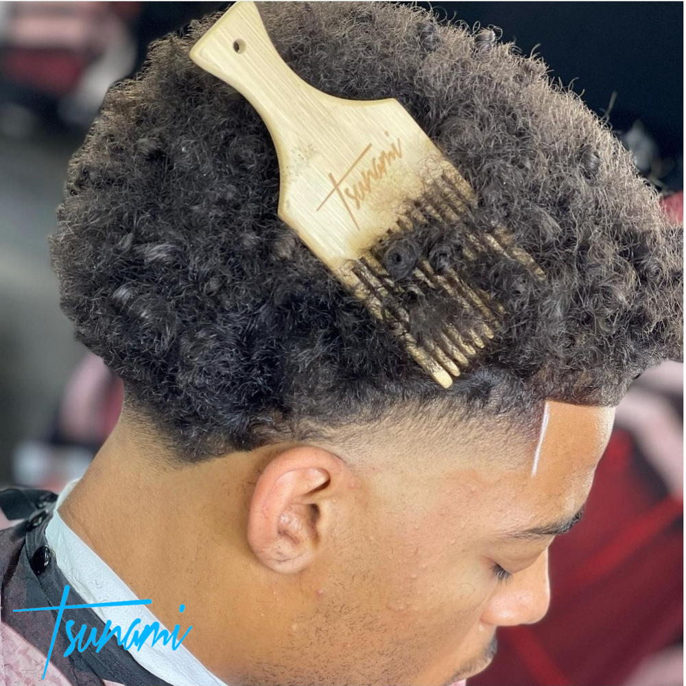 Tsunami Bamboo Hair Pick