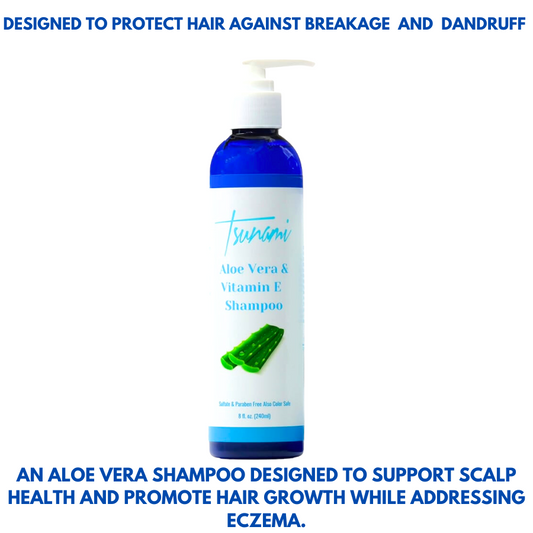 Tsunami Aloe Vera Shea butter & Vitamin E Shampoo