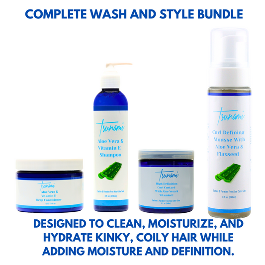 Tsunami Complete Wash and Style Bundle