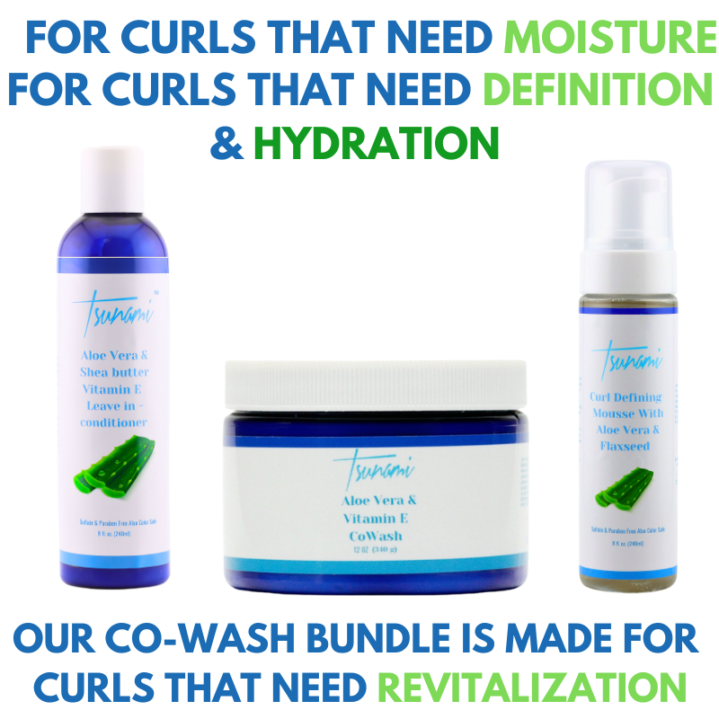 Tsunami Wash & Style Bundle – for Frizz-Free, Defined Curls