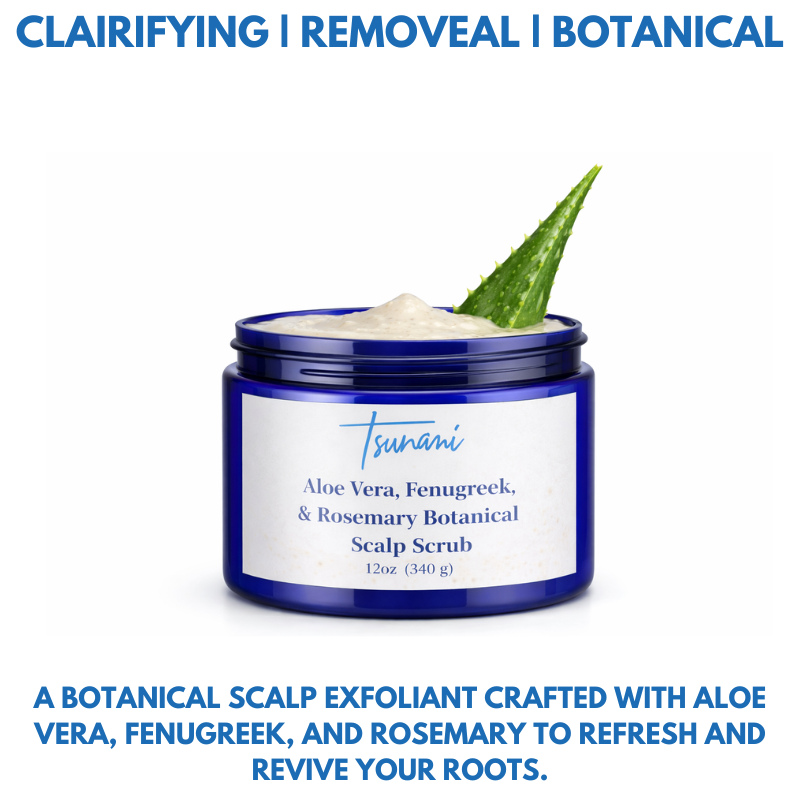 Tsunami Aloe Vera, Fenugreek & Rosemary Botanical Scalp Exfoliant