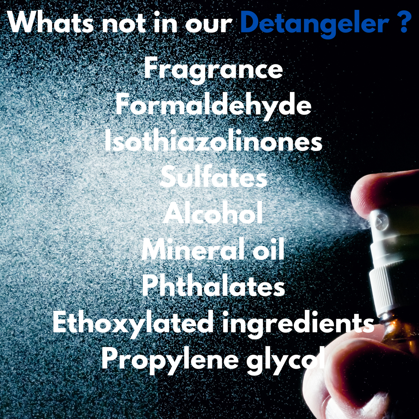 Tsunami Aloe Vera & Fenugreek Detangling Spray | Hydrate, De-Frizz & Define Curls