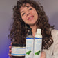 Tsunami Aloe Vera Shea Butter & Vitamin E Shampoo and Conditioner Bundle - Moisturizing & Nourishing for Curly, Dry Hair