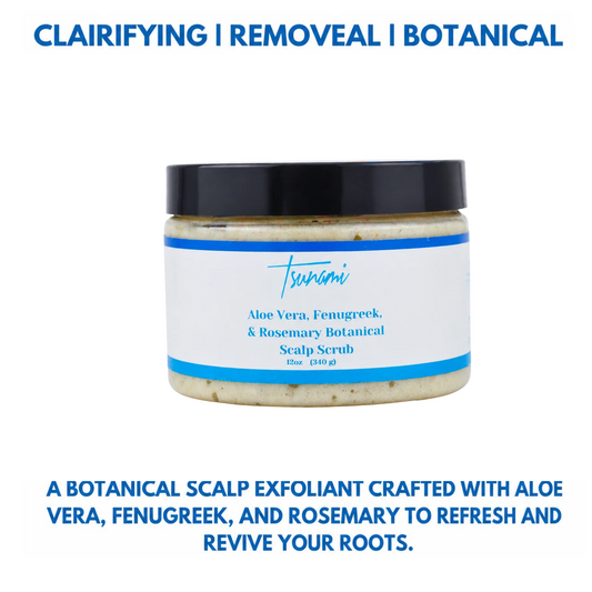 Tsunami Aloe Vera, Fenugreek & Rosemary Botanical Scalp Exfoliant